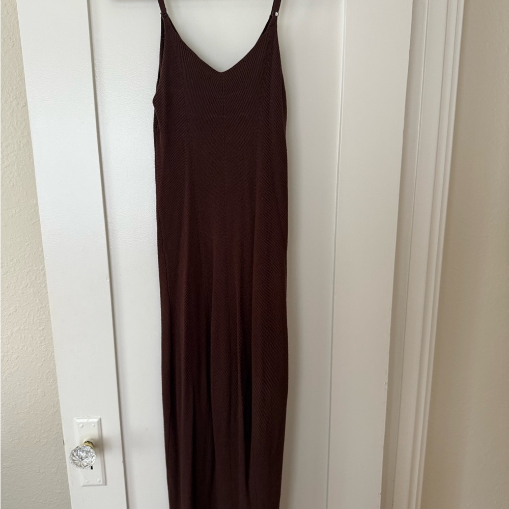Sweater Dress in Brown